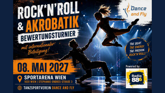 ein mitreißendes Erlebnis mit Showmomenten, spannenden Wertungsdurchgängen und einer Atmosphäre geschaffen, die die Rock’n’Roll‑Akrobatik in ihrer ganzen Vielfalt zeigt. jetzt anmelden und Tickets