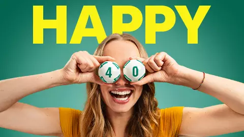 40-mal je € 40.000 in Gold Lotto wird 40 und du kannst dich über eine extra Gewinnchance freuen