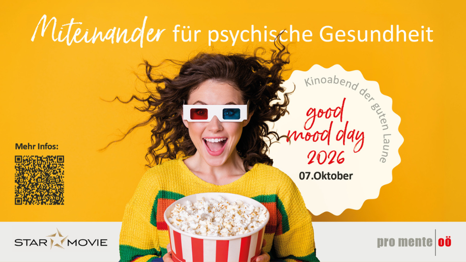Nehmen Sie mit Ihrer OÖNcard teil und gewinnen Sie 1x2 Freikarten für den Kinoabend am 7. Oktober 2026 im Starmovie Wels