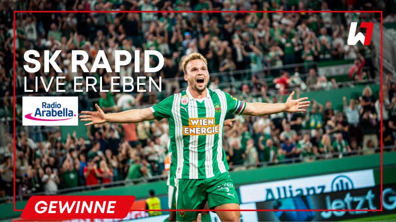 5×2 Tickets für ein Heimspiel von SK Rapid