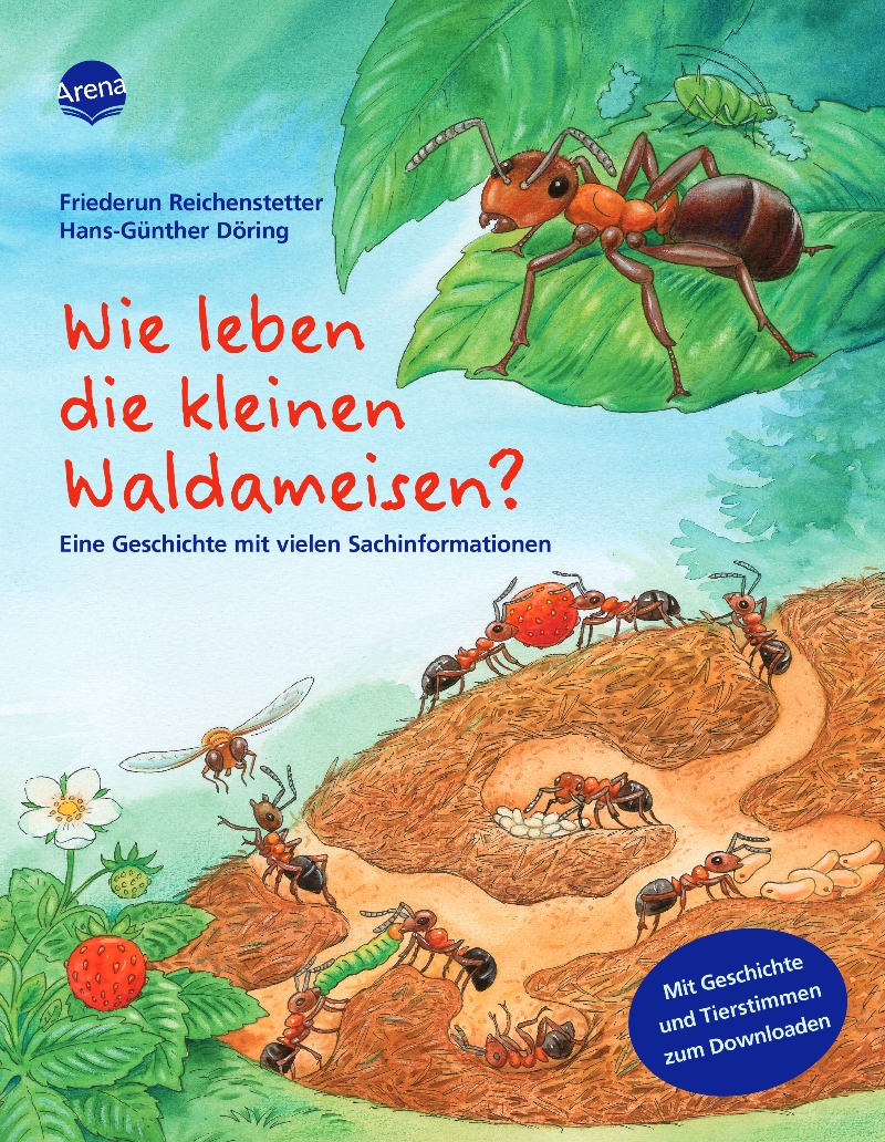 2 × das Buch „Wie leben die kleinen Waldameisen?“, erschienen im Arena Verlag und 2 × 2 Kinogutscheine