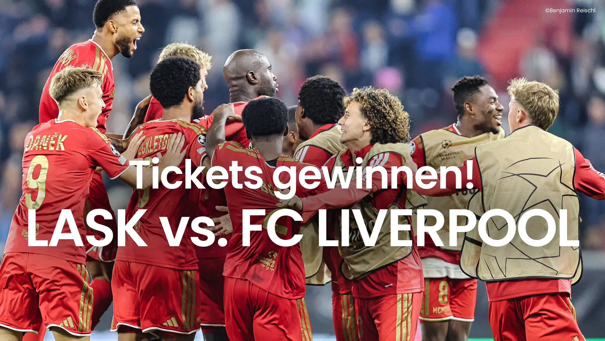 1 × 2 Eintrittskarten für das Champions League-Duell LASK gegen FC Liverpool in der Raiffeisen Arena Linz