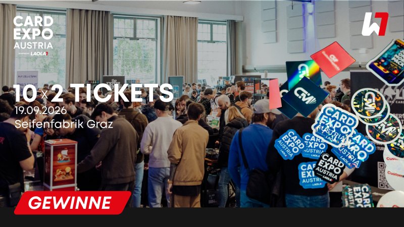 JETZT 10x2 Tickets für die CardExpo Austria 2026 am 19.09